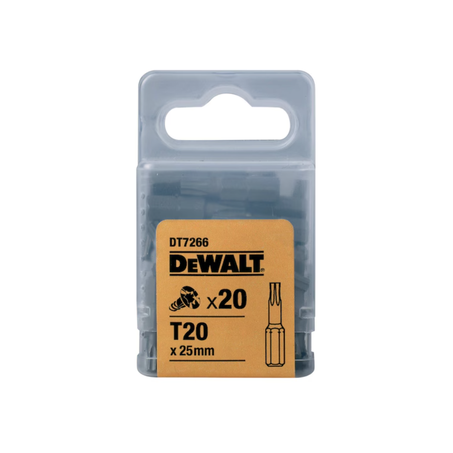 DEWALT INSERTI TORX T20 MM.25 DT7266