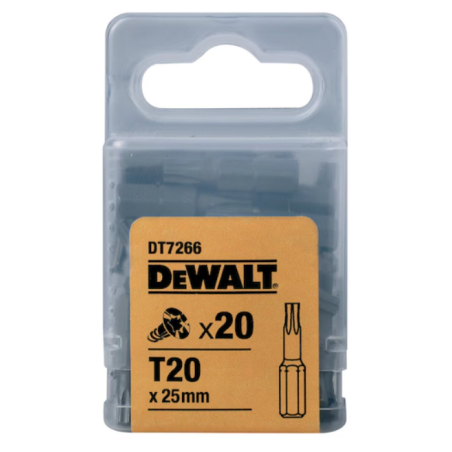 DEWALT INSERTI TORX T20 MM.25 DT7266