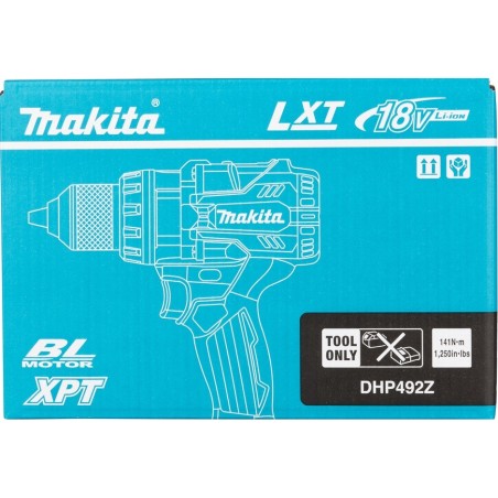 TRAPANO BATT. MAKITA DHP492Z 141Nm