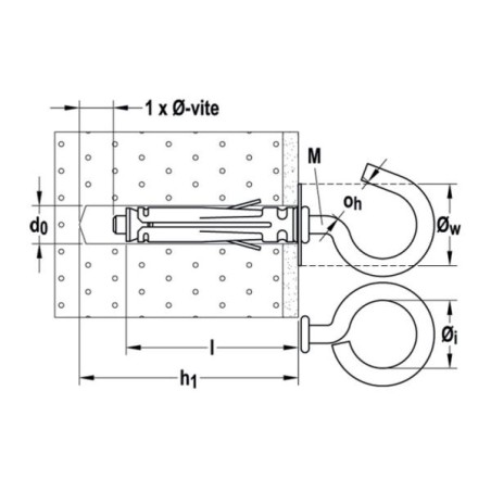 TASSELLO C/OCCHIOLO SBS 9/1 500411