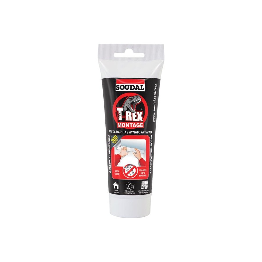 SOUDAL T-REX COLLA MONTAGGIO TUBO GR.200