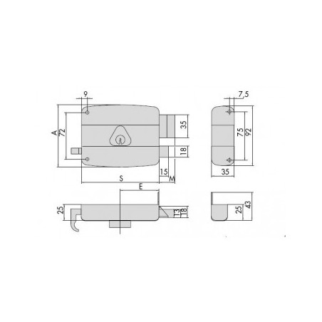 SERRATURA CISA 50120-40-1