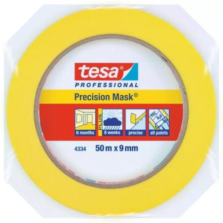 NASTRO CARR.GIALLO MT.50*9 MM. TESA 4334 PREC