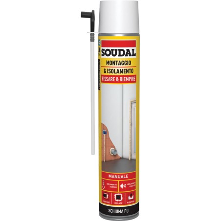 SOUDAL SCHIUMA PU MANUALE 750ML. 121510