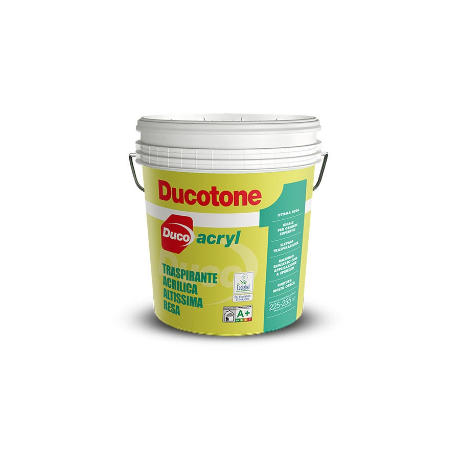 DUCOTONE ACRYL LT. 0,75 BIANCO CAL.