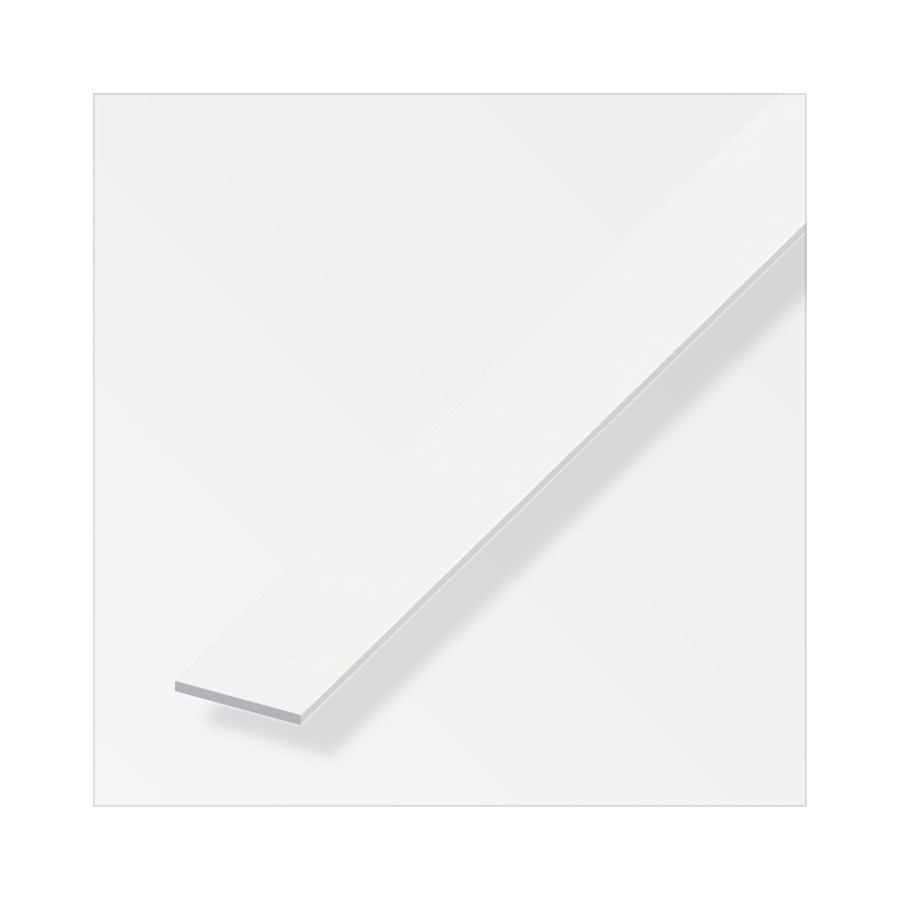 BARRA PIATTA 40*3 PVC B.CO MT.2,5 16459