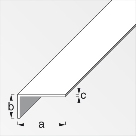 ANGOLARE PVC 25*20*2 MT.2,5 BIANCO 16485