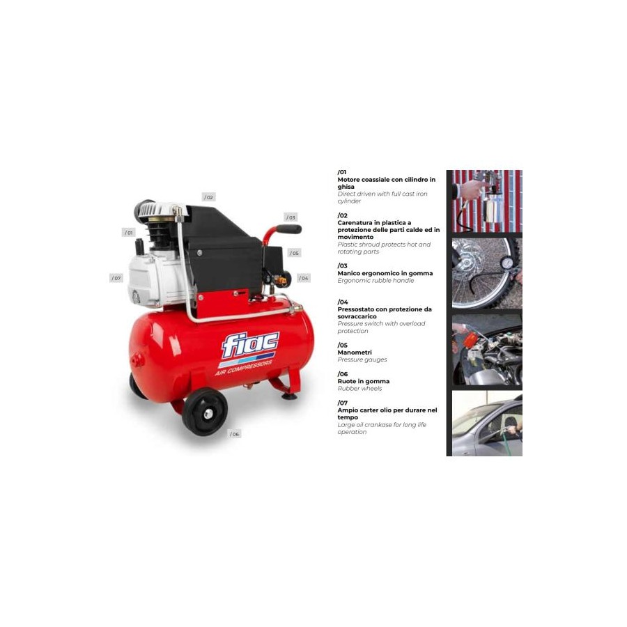 COMPRESSORE LT. 24 HP.2 8 BAR
