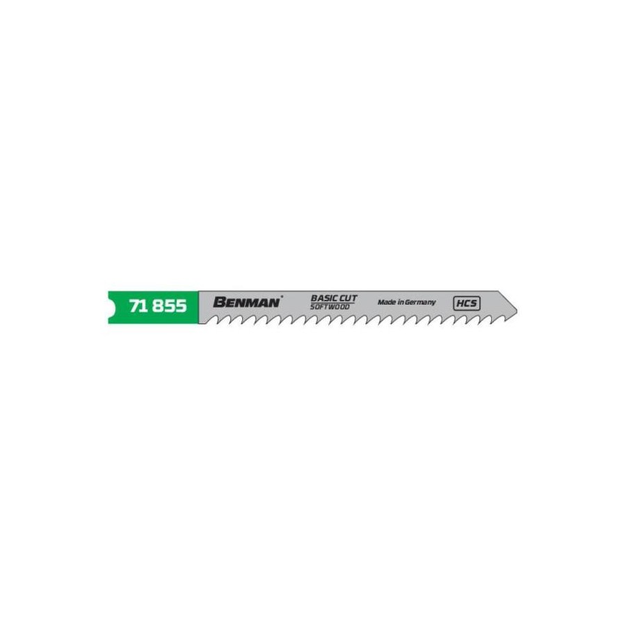 BENMAN LAME SEGH.ALT. LEGNO MORB. MM.100 5PZ 71855