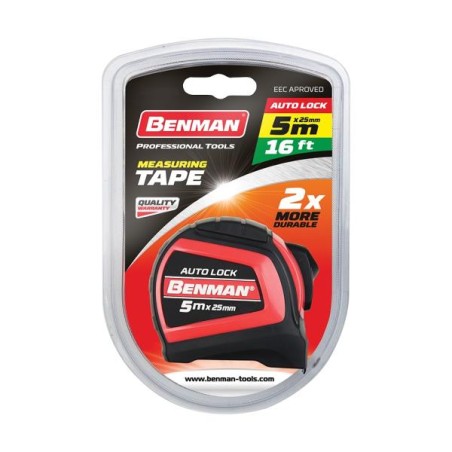 BENMAN FLESSOMETRO MT.5*25 MM 70647