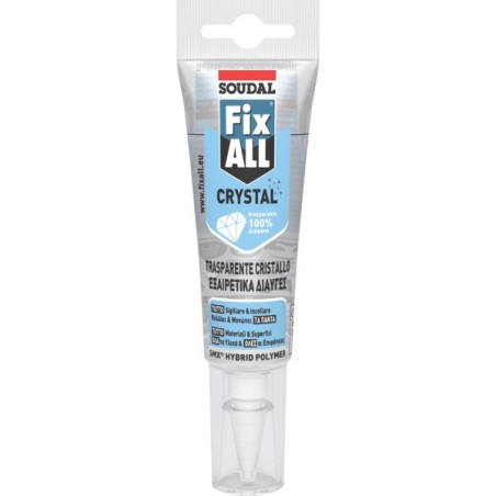 SOUDAL FIX ALL CRYSTAL ML.125 TUBO 132293