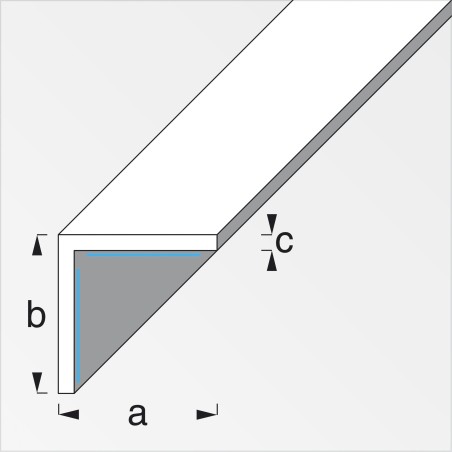 ANGOLARE PVC 10*10*1 MT.2,5 BIANCO 16480
