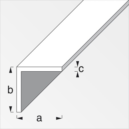ANGOLARE PVC 10*10*1 MT.2,5 NERO 15240