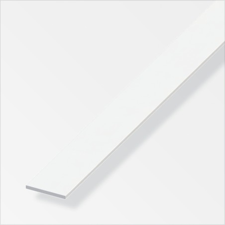 BARRA PIATTA 30*3 PVC B.CO MT.2,5 16458