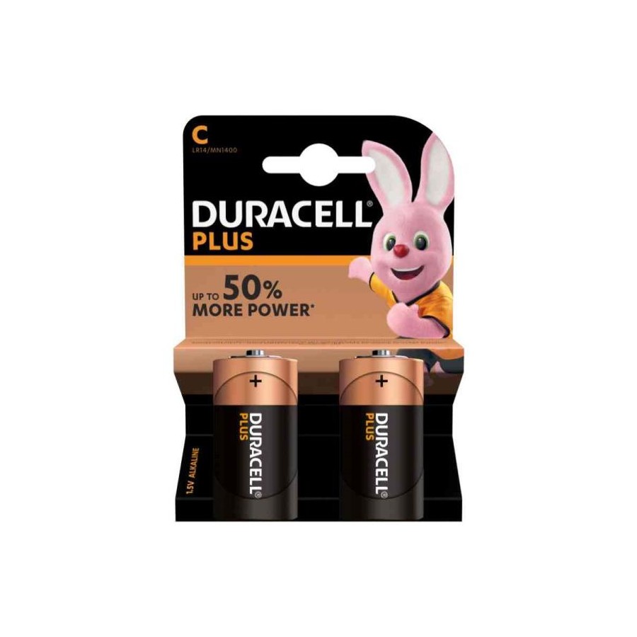 BATTERIA DURACELL PLUS 1/2 TORCIA C