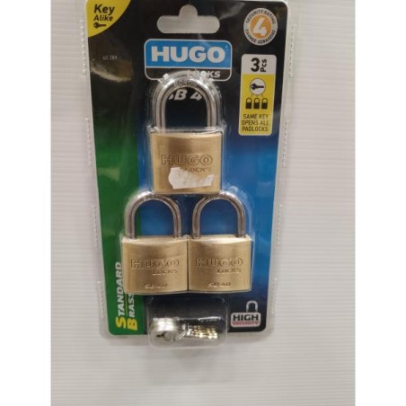 HUGO LUCCHETTO MM.40 IN KA 3PZ 5CHIAVI 60289
