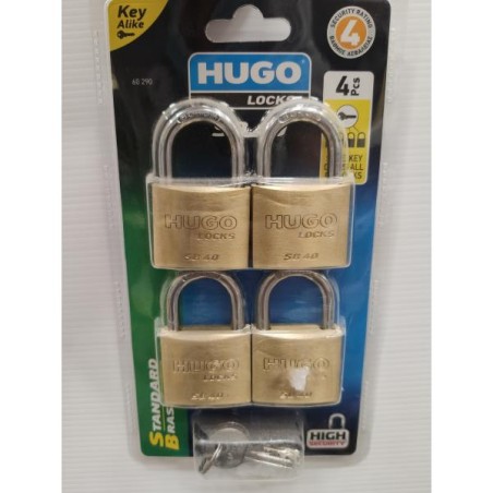 HUGO LUCCHETTO MM.40 IN KA 4PZ 5CHIAVI 60290