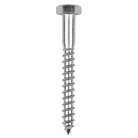TIRAFONDI TE ZINC.  8*160 BA01