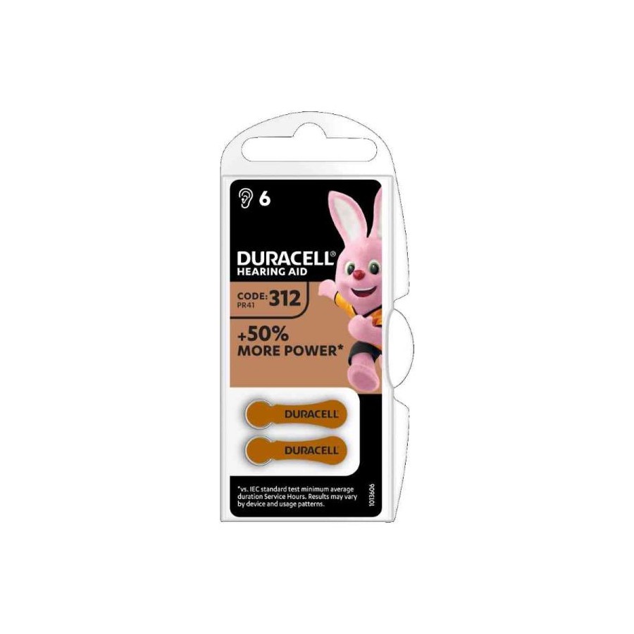 BATTERIA DURACELL ACUSTICA EASY TAB312