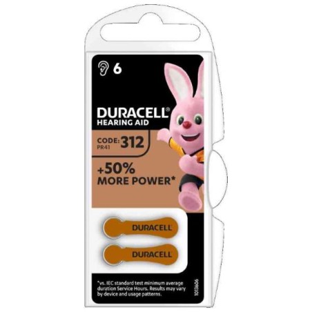 BATTERIA DURACELL ACUSTICA EASY TAB312