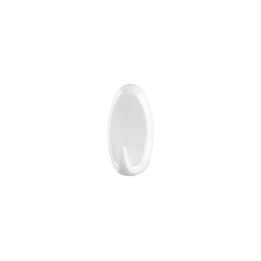 PS LARGE GANCIO OVALE BIANCO 58013