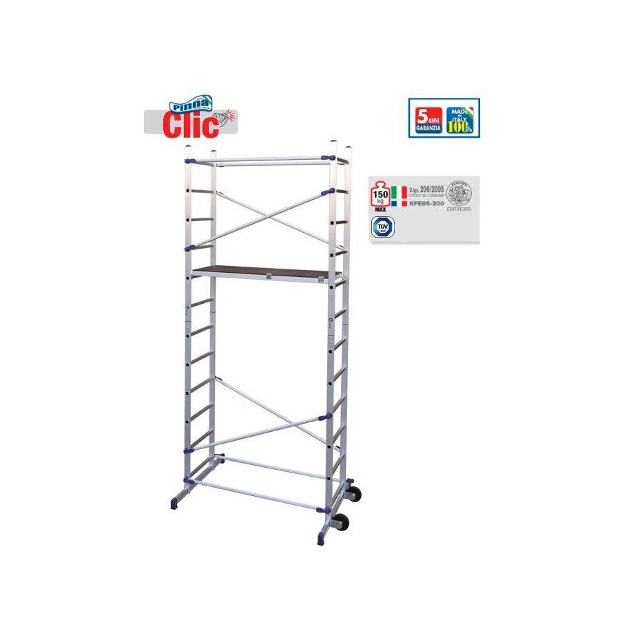 MINIPONTEGGIO FACAL CM.365 LAV. CM.436 MM.150 PINNA CLIC PN/CLI