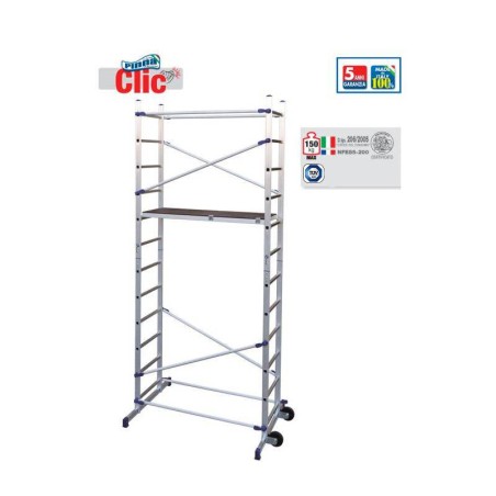 MINIPONTEGGIO FACAL CM.365 LAV. CM.436 MM.150 PINNA CLIC PN/CLI
