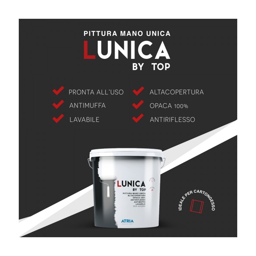 ATRIA LUNICA BY TOP OPACO LT.13 BIANCO