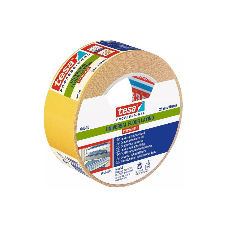 NASTRO BIADESIVO MULTIUSO MT.25*50 MM. T64621/64620