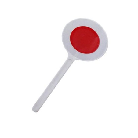 PALETTA PER VIGILI ROSSO/ROSSO PVC