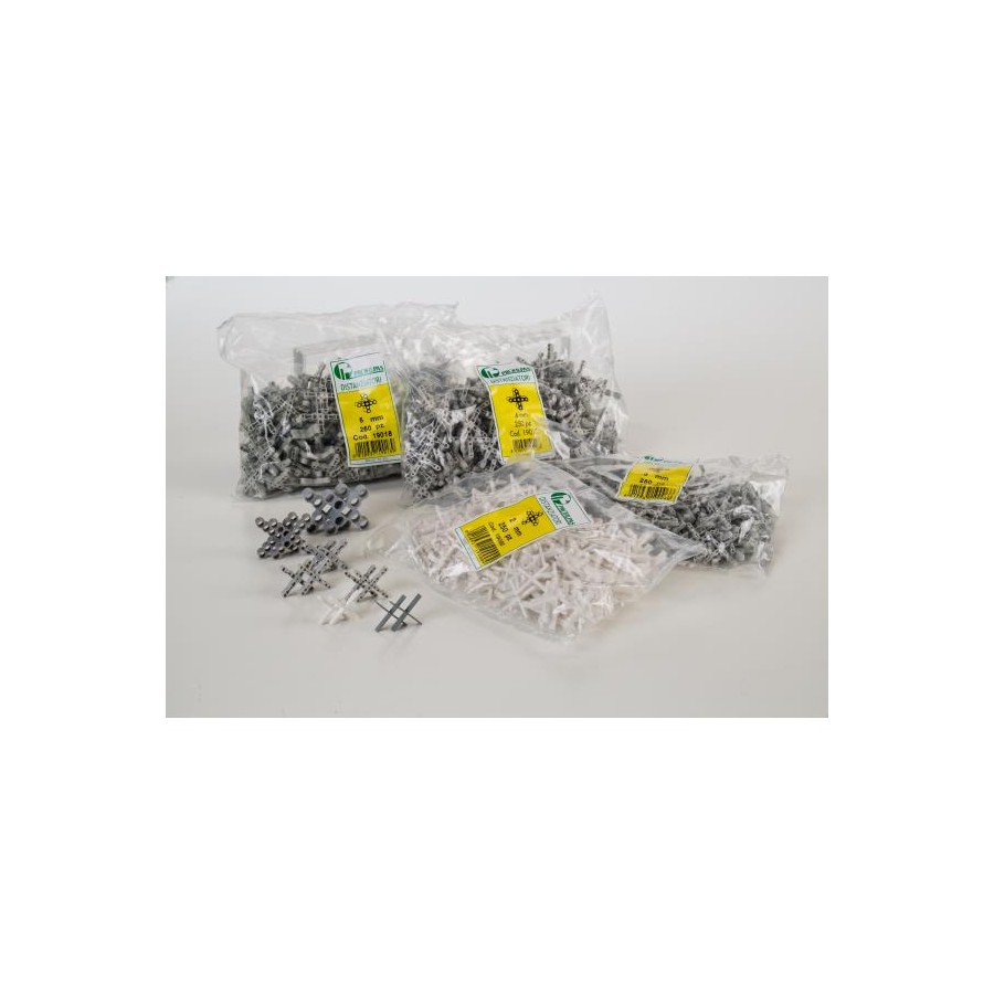 SPESSORI A CROCE PVC MM.2 CF.500 PZ