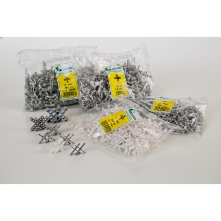 SPESSORI A CROCE PVC MM.2 CF.500 PZ