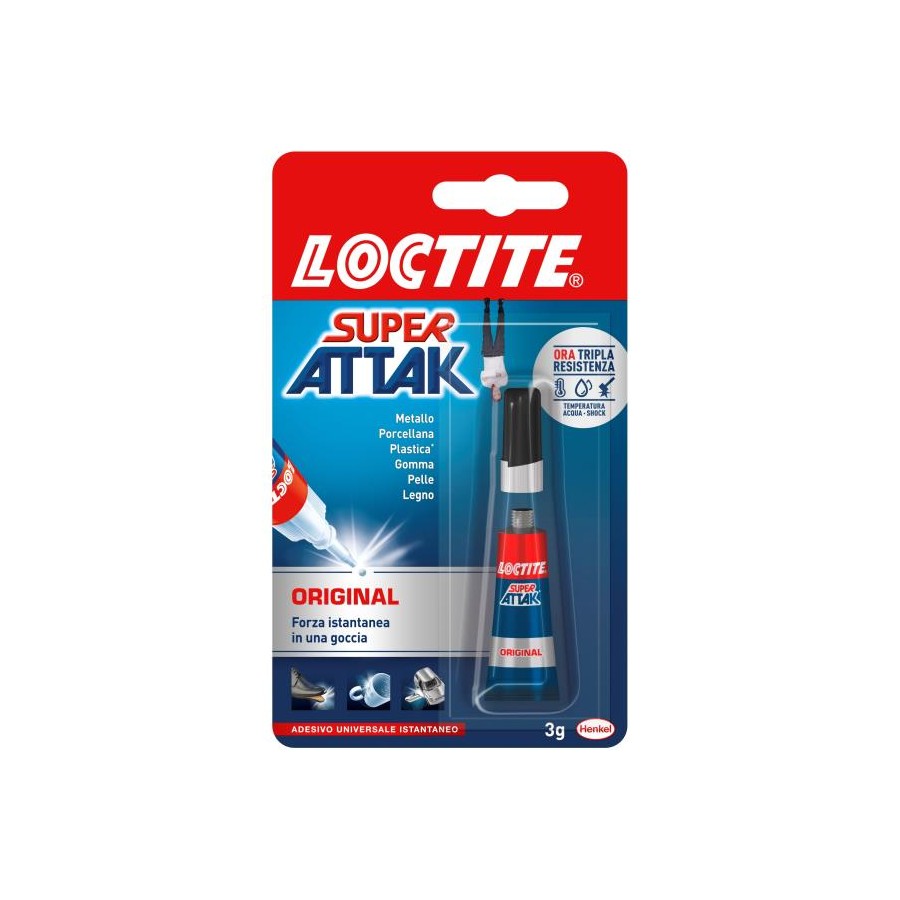 LOCTITE SUPER ATTAK GR. 3 RIPOSIZIONABILE
