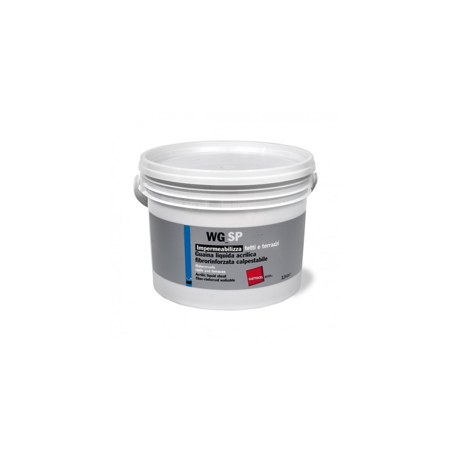 GATTOCEL WG-SP IMPERMEABILIZZANTE FIBRORINF.BIANCO LT.13