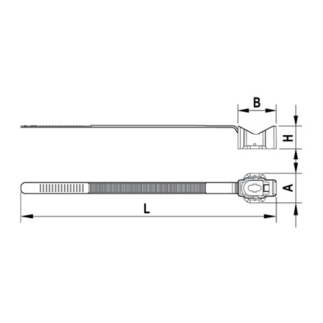 FISSA TUBO A FASCETTA FF 8-32