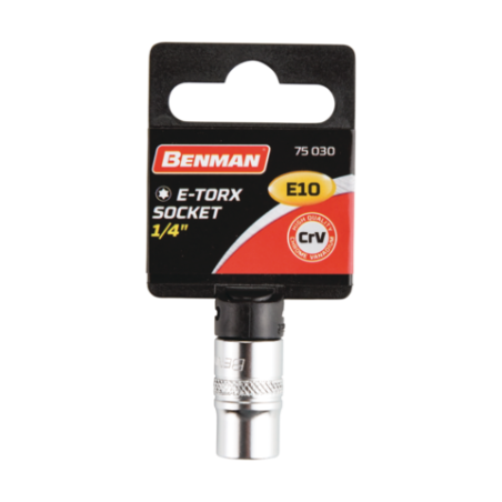BENMAN CHIAVE A BUSSOLA E-TORX E08 1/4 75029