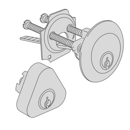 CILINDRO CISA 02146 COPPIA (11670)