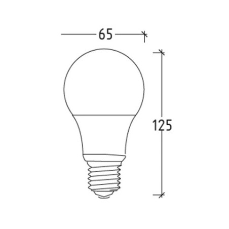 LAMPADA LED GOCCIA 15W E27 4200K 500767C