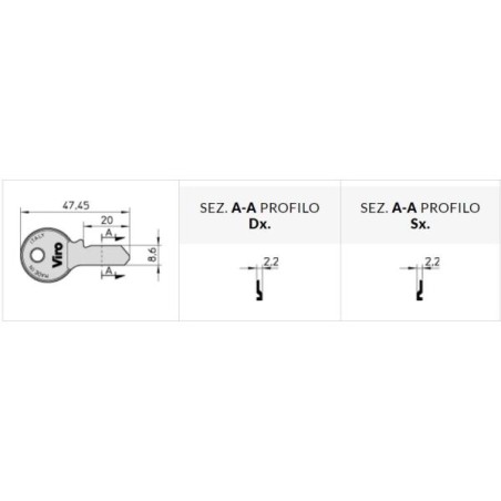 CILINDRO AP.EMERGENZA MM.80 27-53