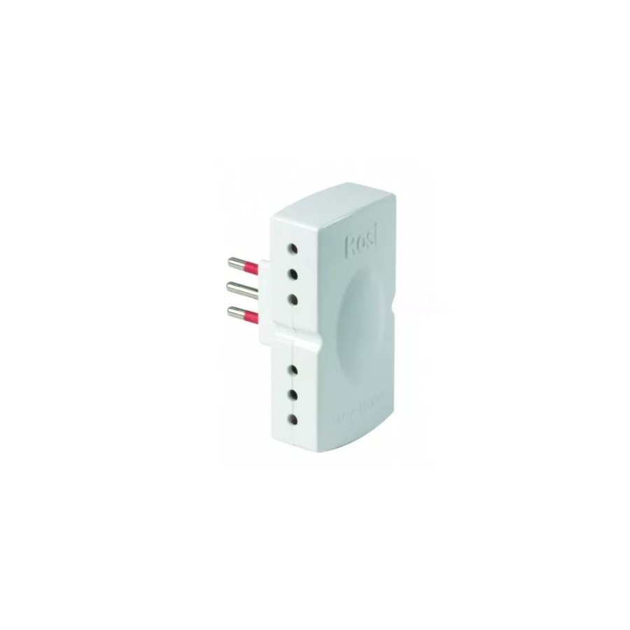 ADATTATORE QUADR.PIATTO 4P 2P 10A RS78035