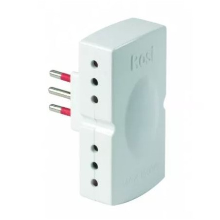 ADATTATORE QUADR.PIATTO 4P 2P 10A RS78035