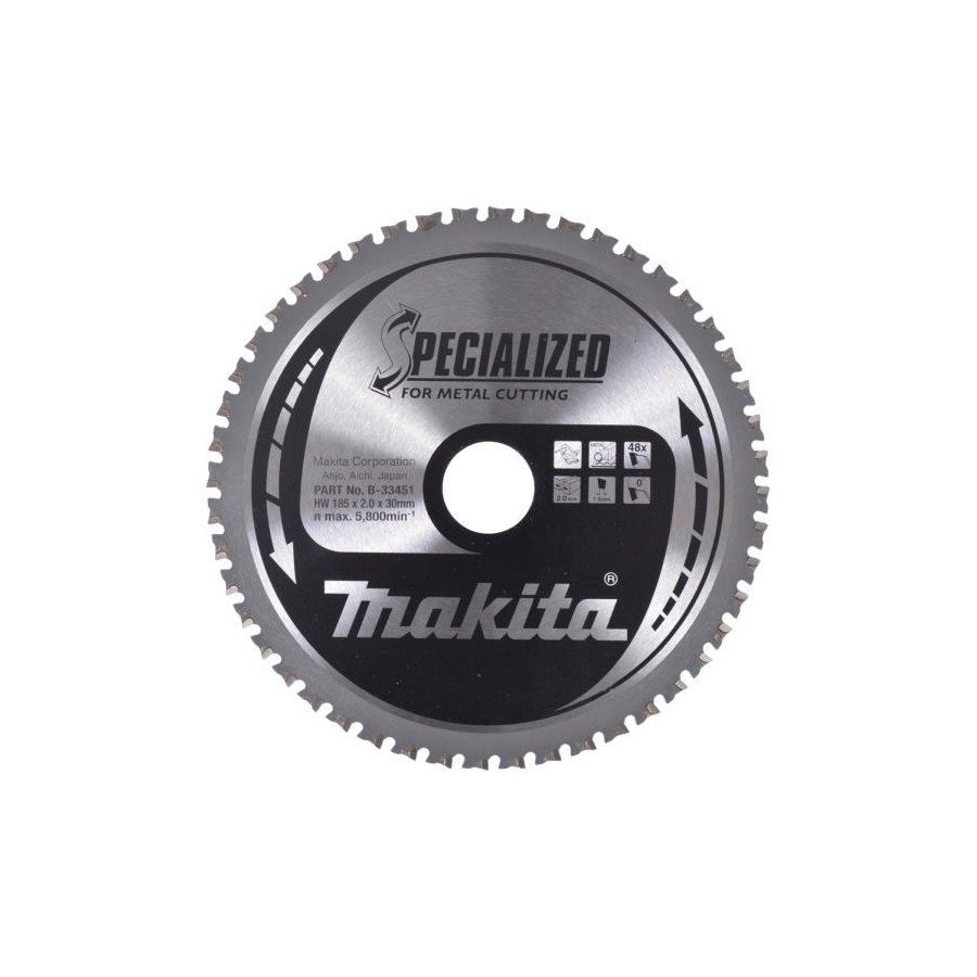 LAMA SEGA CIRC. MM.185*30 METALLO B-33451