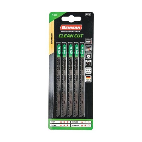 BENMAN LAME SEGH.ALT. LEGNO MORB. MM.132 5PZ 71863