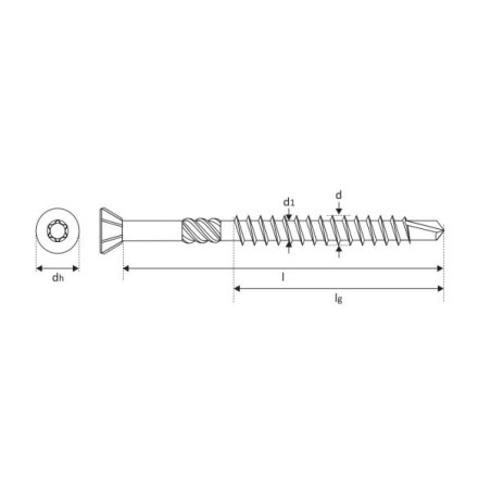 VITE TPS RIDOTTA AUTOP. ZN 4*60