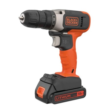 TRAPANO BATTERIA B&D BCD001C1-QW 18V 1B 1,5AH
