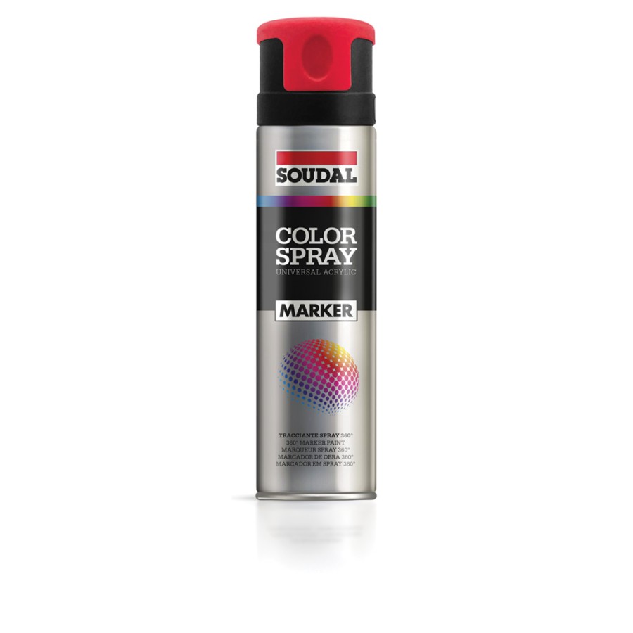SOUDAL SPRAY MARCATORE ROSSO FLUO ML.500 155570