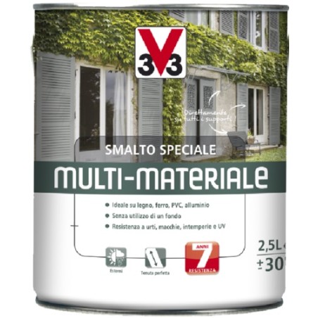 V33 SMALTO MULTIMATERIALE 0,500 ANTRACITE