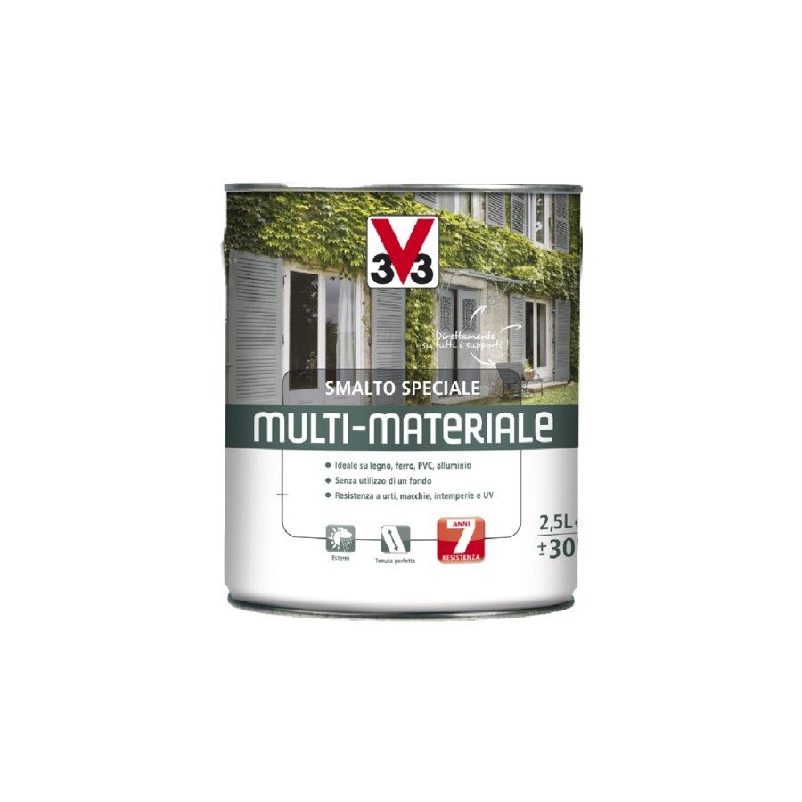 V33 SMALTO MULTIMATERIALE 0,500 BIANCO