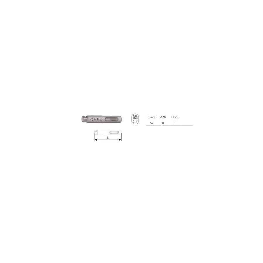 ADATTATORE SDS PLUS * 1/4 62103005
