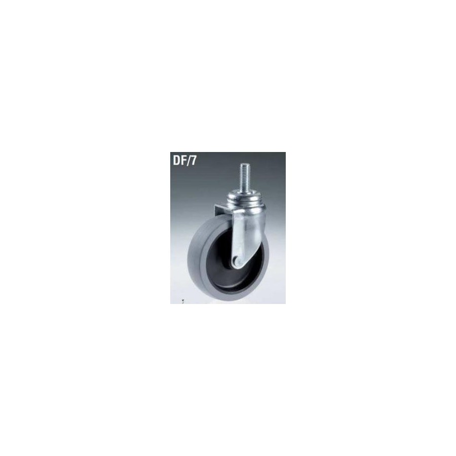 RUOTA DF/7 50 GOMMA GRIGIA M.10*25 RIV